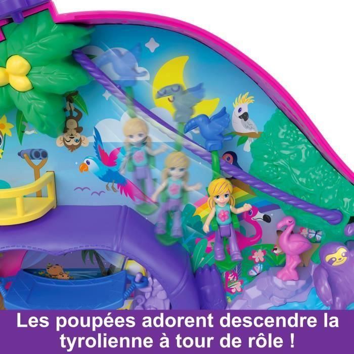 Cofre Familia Perezosos 2 En 1 Polly Pocket Hrd40 Mattel 4