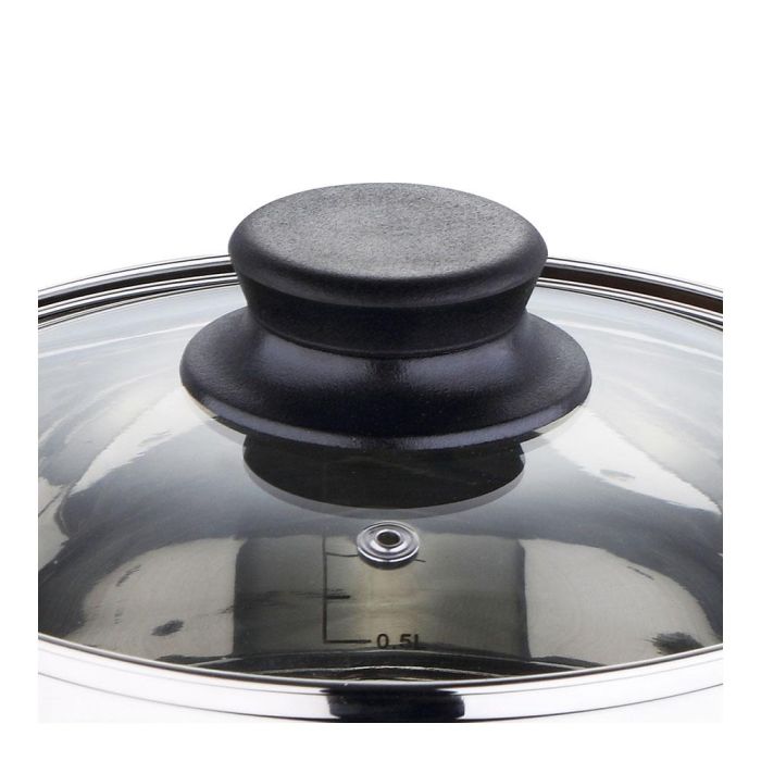 Bateria 5 piezas de acero inoxidable ind toledo: cazo ø16 cm / cacerola con tapa ø18 cm / cacerola con tapa ø20 cm 1 Bateria 5 piezas de acero inoxidable ind toledo: cazo ø16 cm / cacerola con tapa ø18 cm / cacerola con tapa ø20 cm 1