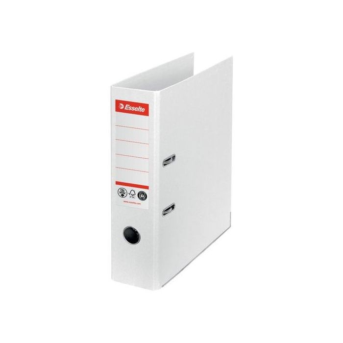 Archivador Palanca Esselte Co2 Neutral Nº1 Carton Forrado A4 75Mm Blanco 10 unidades
