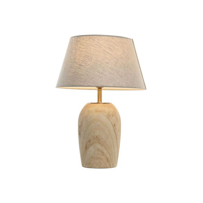 Lampara Sobremesa Item Home DKD Home Decor Natural Beige 36 x 52 x 36 cm 3