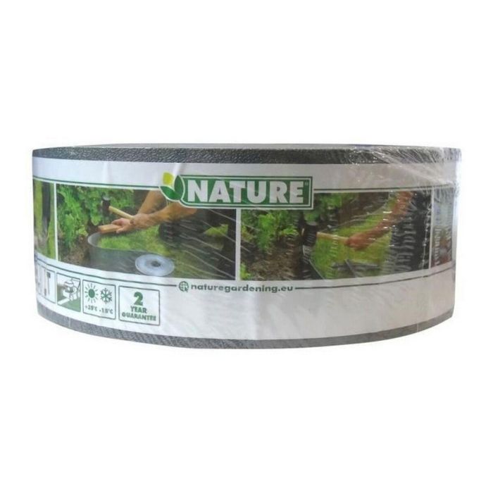 Nature Borde de jardín de Polietileno Gris - 3 mm Espesor, 7.5 cm Alto x 10 m Largo 7 Nature Borde de jardín de Polietileno Gris - 3 mm Espesor, 7.5 cm Alto x 10 m Largo 7