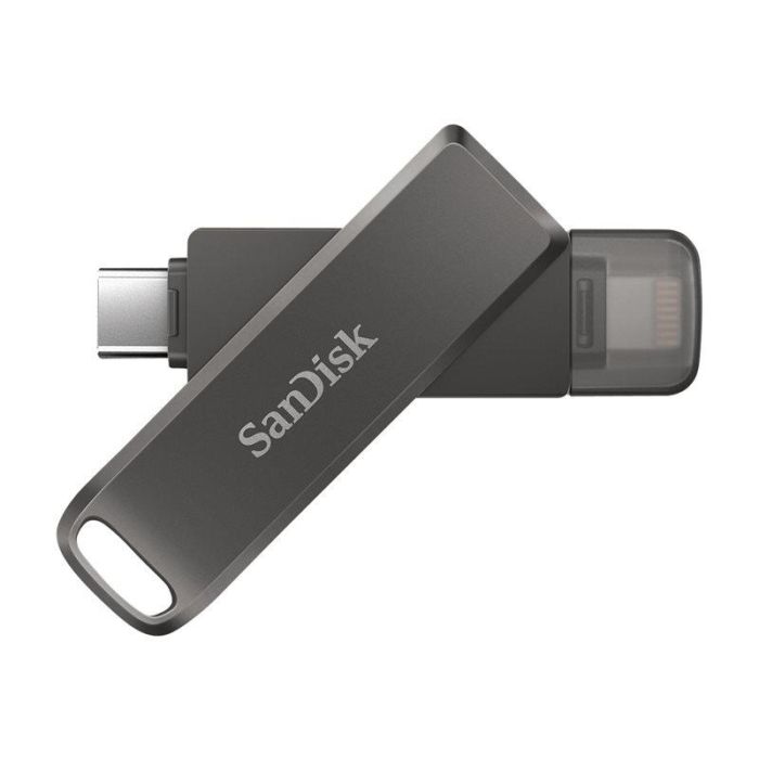 Sandisk iXpand Flash Drive Luxe SDIX70N-128G-GN6NE 128GB Pendrive Dual USB-C Lightning para iPhone, iPad, Mac y Android USB 3.1 Sandisk iXpand Flash Drive Luxe SDIX70N-128G-GN6NE 128GB Pendrive Dual USB-C Lightning para iPhone, iPad, Mac y Android USB 3.1