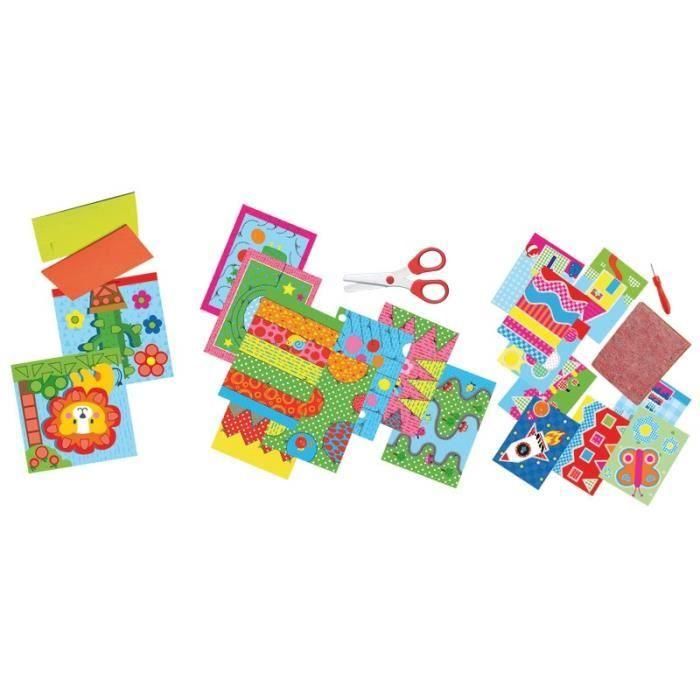 Ses Creative Kit Educativo: Aprendo a Cortar, Perforar y Hacer Mosaicos para Niños a partir de 3 Años, Incluye Hojas Mixtas 0 Ses Creative Kit Educativo: Aprendo a Cortar, Perforar y Hacer Mosaicos para Niños a partir de 3 Años, Incluye Hojas Mixtas 0
