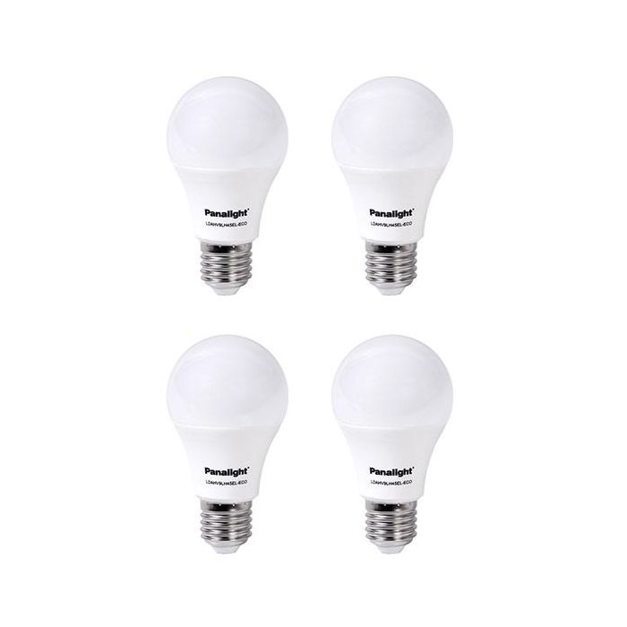 Panasonic-Panalight LDAHV9LH45EL-ECO-4x Lámpara LED Bulbo Opaco E27 9W 4500K Pack 4 0 Panasonic-Panalight LDAHV9LH45EL-ECO-4x Lámpara LED Bulbo Opaco E27 9W 4500K Pack 4 0