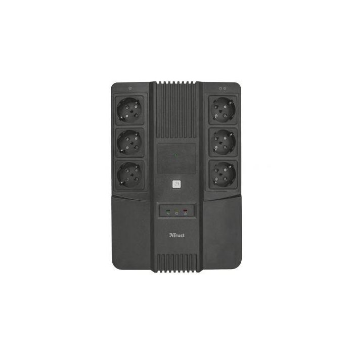 Trust Maxxon SAI Línea Interactiva 800VA 6 Salidas Formato Bloque 1