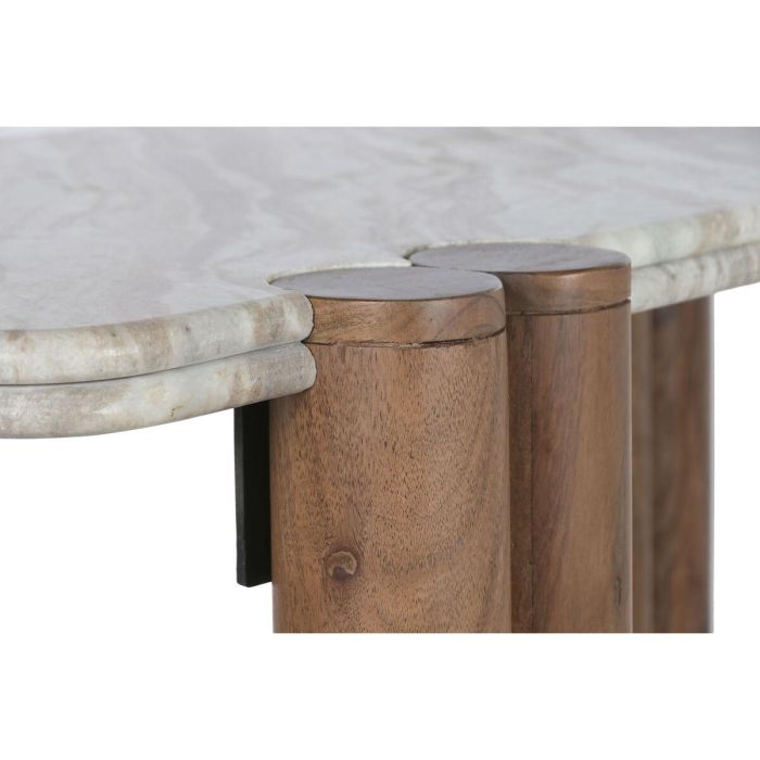 DKD Home Decor Consola Moderna Toronto Marble de Mármol y Madera de Mango 120 x 45 x 75 cm 4