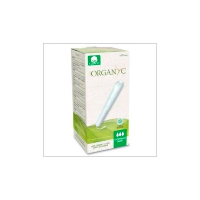 Organyc Tampones Súper con Aplicador 14ud. 100% Algodón Orgánico