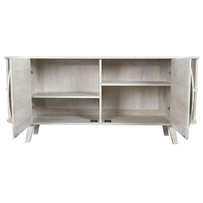 Aparador DKD Home Decor Blanco Madera de mango (150 x 40 x 65 cm) 3 Aparador DKD Home Decor Blanco Madera de mango (150 x 40 x 65 cm) 3