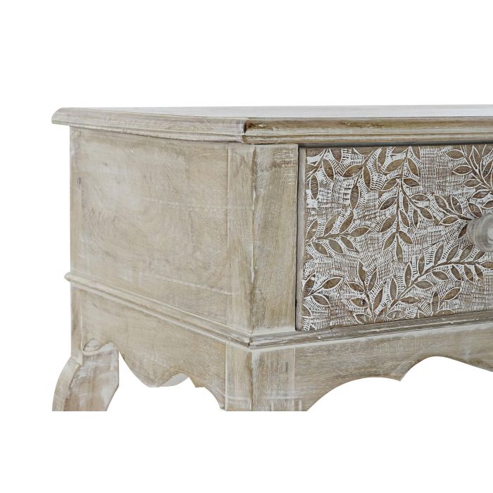 Consola Indio DKD Home Decor Natural Blanco 42 x 81 x 91 cm 2