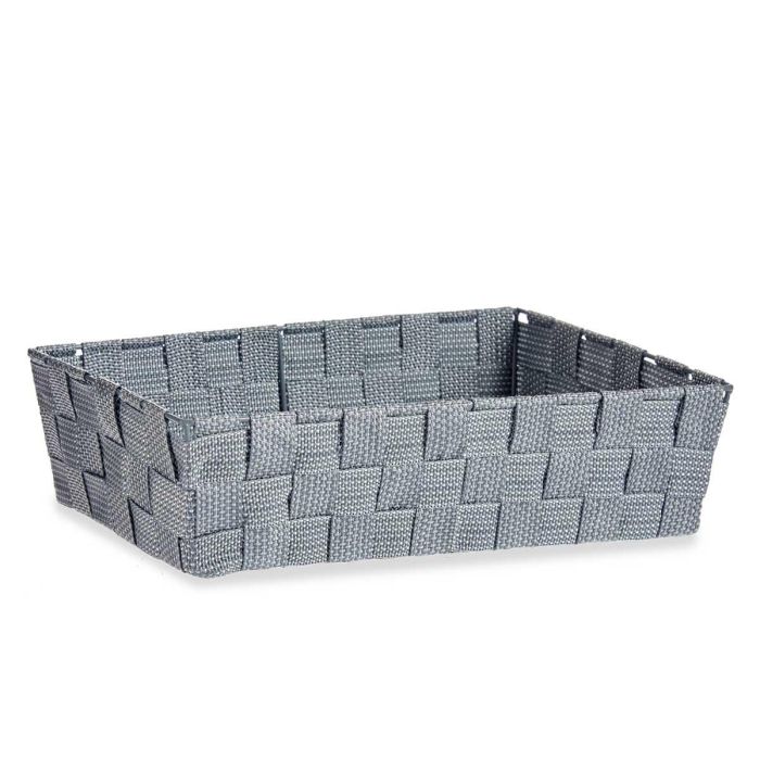 Cesta Tela Rect Sin Asas 34Cm Gris Kipit (18 Unidades) 1 Cesta Tela Rect Sin Asas 34Cm Gris Kipit (18 Unidades) 1