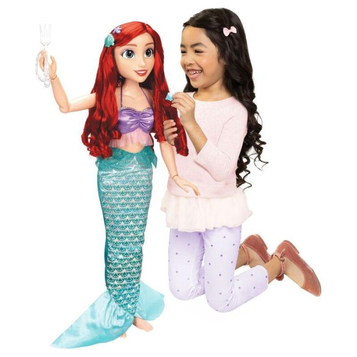 JAKKS PACIFIC Muñeca Ariel La Sirenita Disney 80cm 4