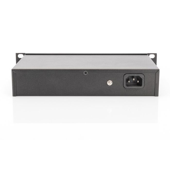 DIGITUS Switch 8-Port Gigabit 80W PoE Unmanaged schwarz 3