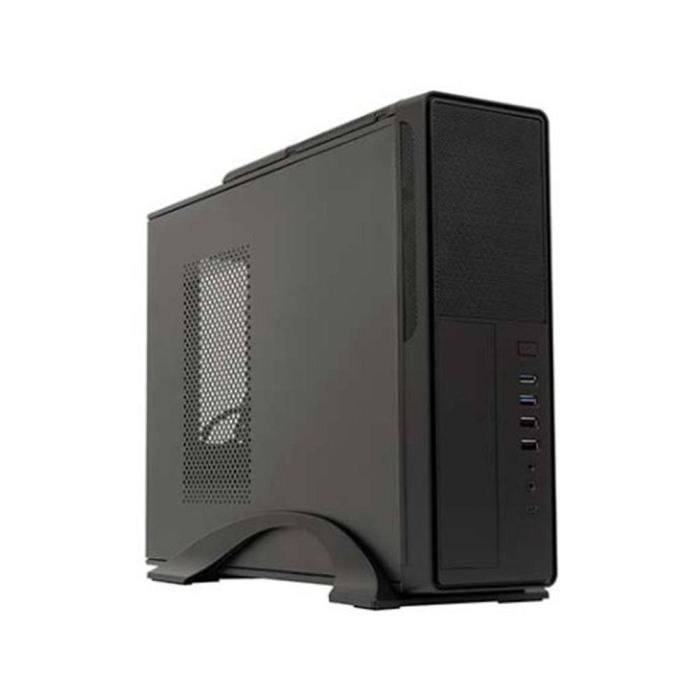 Unykach Caja de Ordenador Micro ATX Slim Negra con Fuente de Alimentación 450W Integrada, 2x USB 2.0, 2x USB 3.0, 1x USB Tipo-C Unykach Caja de Ordenador Micro ATX Slim Negra con Fuente de Alimentación 450W Integrada, 2x USB 2.0, 2x USB 3.0, 1x USB Tipo-C