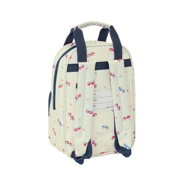 Mochila Escolar Nait Nait Coches Beige 20 x 28 x 8 cm 1 Mochila Escolar Nait Nait Coches Beige 20 x 28 x 8 cm 1