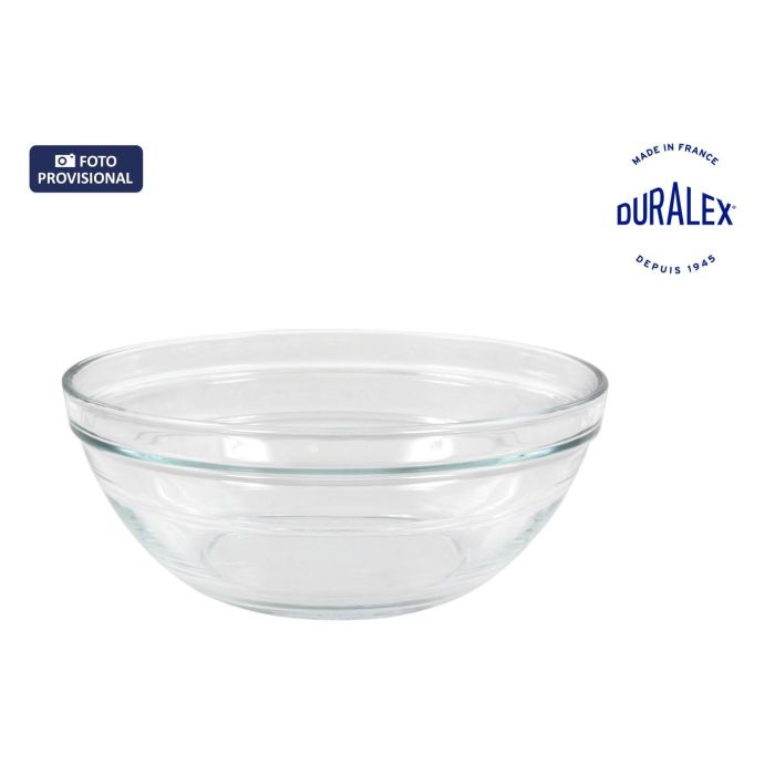 Duralex Ensaladera Ø20 cm 1.59 L Transparente Redonda Lys (24 Unidades)