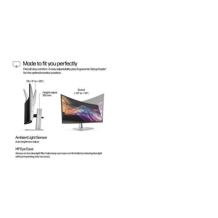 HP Series 7 Pro 37.5 inch WQHD+ Thunderbolt 4 Monitor - 738pu PVC Free 10 HP Series 7 Pro 37.5 inch WQHD+ Thunderbolt 4 Monitor - 738pu PVC Free 10