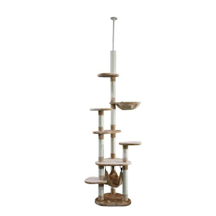 Freedog Rascador Empire Beige 50 X 50 X 226-260 cm Freedog Rascador Empire Beige 50 X 50 X 226-260 cm