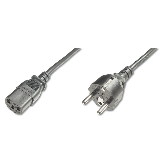 Digitus Cable de Alimentación 1.2m Negro CEE7/7 a IEC C13 H05VV-F3G 250V 10A