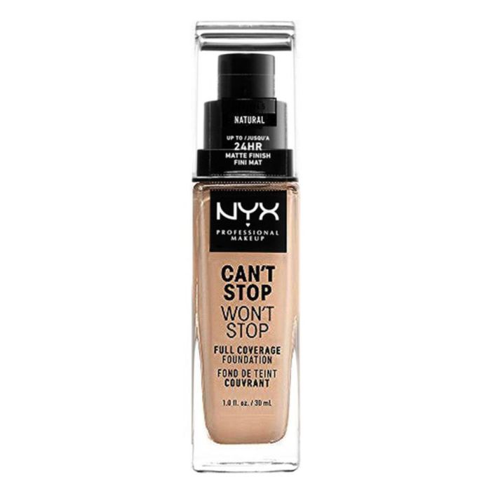 Base de Maquillaje Fluida Can't Stop Won't Stop NYX (30 ml) (30 ml) 24 Base de Maquillaje Fluida Can't Stop Won't Stop NYX (30 ml) (30 ml) 24