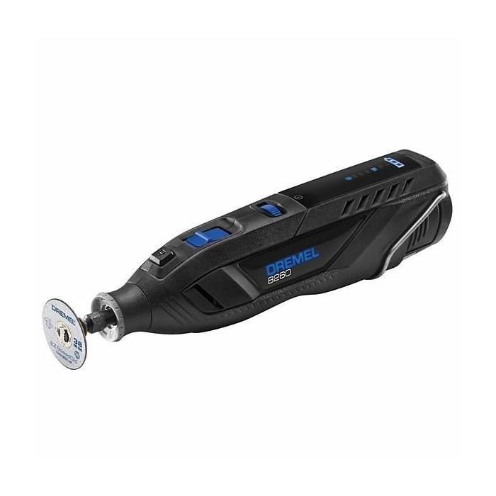 Herramienta multifunción inalámbrica Dremel 8260 de 12 V conectada (entregada con 65 accesorios + 5 adaptaciones) 1 Herramienta multifunción inalámbrica Dremel 8260 de 12 V conectada (entregada con 65 accesorios + 5 adaptaciones) 1