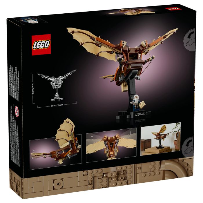 LEGO ICONS 10363 Máquina Voladora de Leonardo da Vinci, Juego Construcción, 493 Piezas, 18+ Años 3