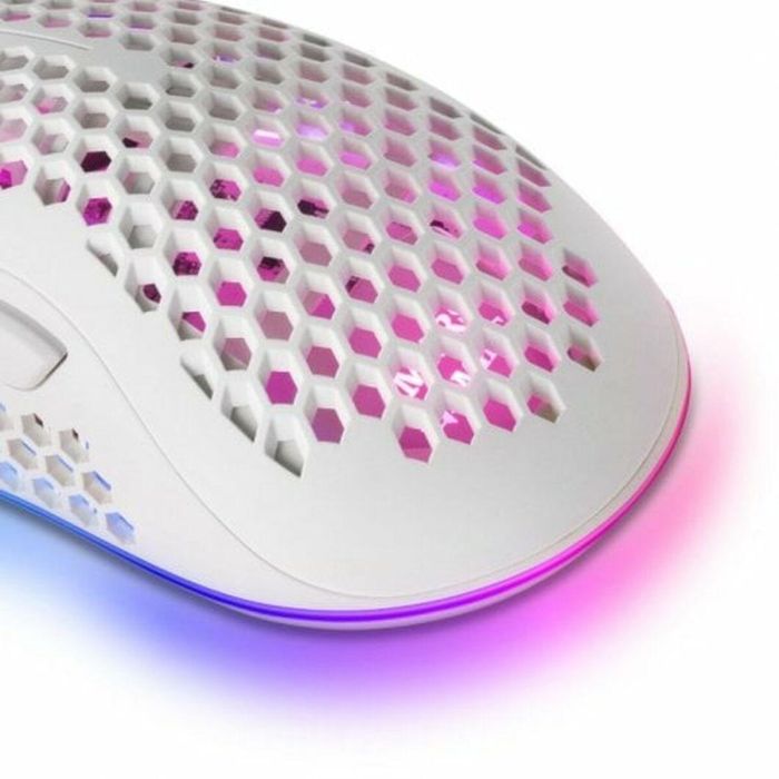 Ratón Mars Gaming Blanco 3