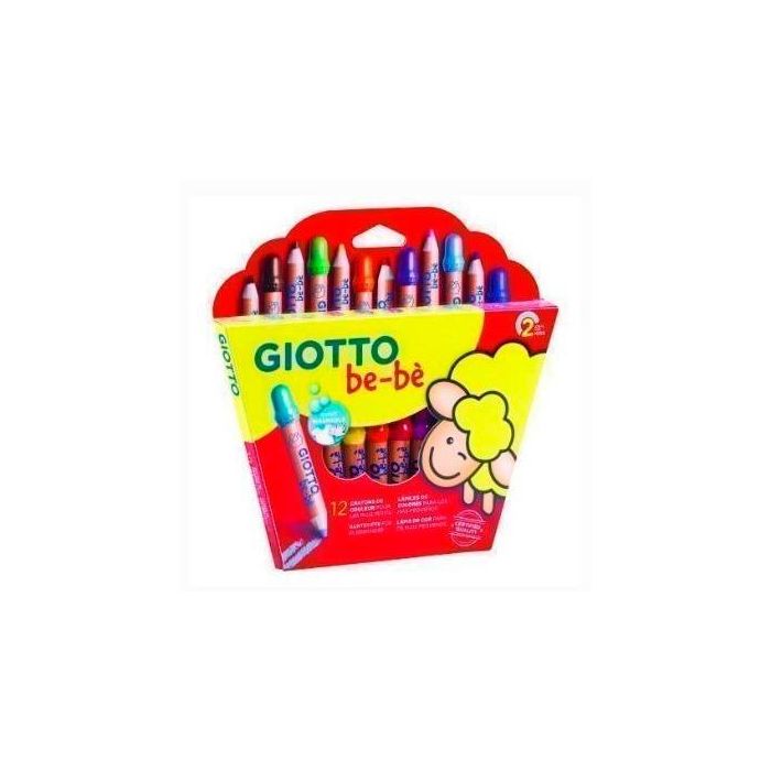 Giotto Lápices De Colores Be-Bé Súper Con Sacapuntas C-Surtidos Estuche 12 Ud Giotto Lápices De Colores Be-Bé Súper Con Sacapuntas C-Surtidos Estuche 12 Ud
