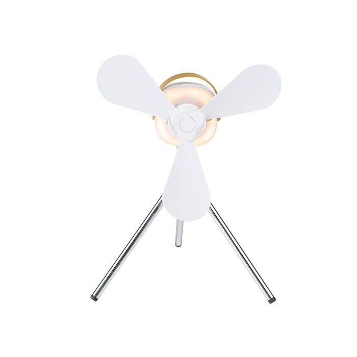 Lifetime Air Ventilador portátil recargable USB, 3 aspas, 4 velocidades, mando a distancia, 28x28x34 cm 1 Lifetime Air Ventilador portátil recargable USB, 3 aspas, 4 velocidades, mando a distancia, 28x28x34 cm 1