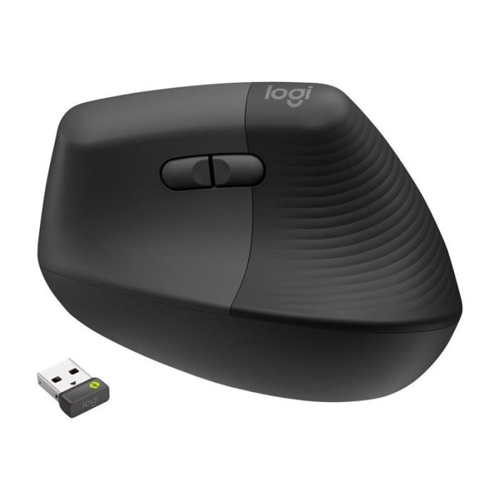 Logitech Ratón Vertical Lift For - Diseño Ergonómico, Inalámbrico, Logitech Flow, SmartWheel, 4000 ppp, 6 Botones Programables 1