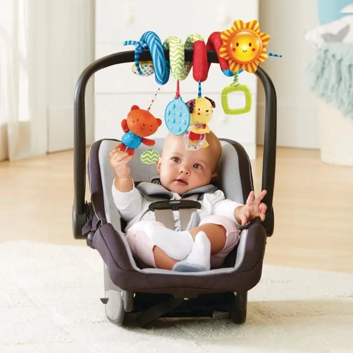 Vtech Baby Espiral Musical Pequeños Amigos 522105, Juguete Musical para Cochecito o Silla de Coche, 0-24 Meses 1