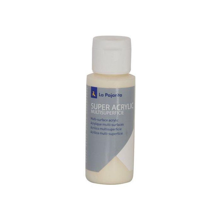 La Pajarita Super Acrylic A-02 Pintura Acrílica Mate 60 mL Marfil