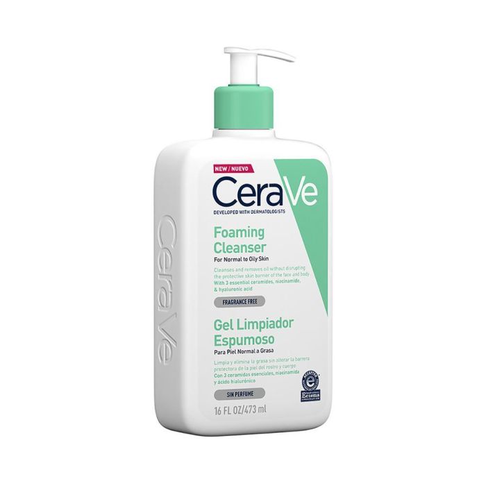 Cerave Gel Moussant Limpiador Espumoso Piel Normal a Grasa 473ml