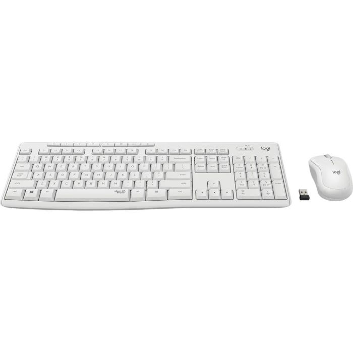 Teclado y Ratón Logitech MK295 Blanco Qwerty Italiano 4 Teclado y Ratón Logitech MK295 Blanco Qwerty Italiano 4