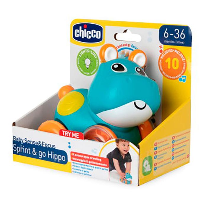 Chicco 00012153000000 Hippo Sprint Y Go - Vehículo Hipopótamo Electrónico con Retroceso, Sonidos y Luces para Bebés +6 Meses 2 Chicco 00012153000000 Hippo Sprint Y Go - Vehículo Hipopótamo Electrónico con Retroceso, Sonidos y Luces para Bebés +6 Meses 2