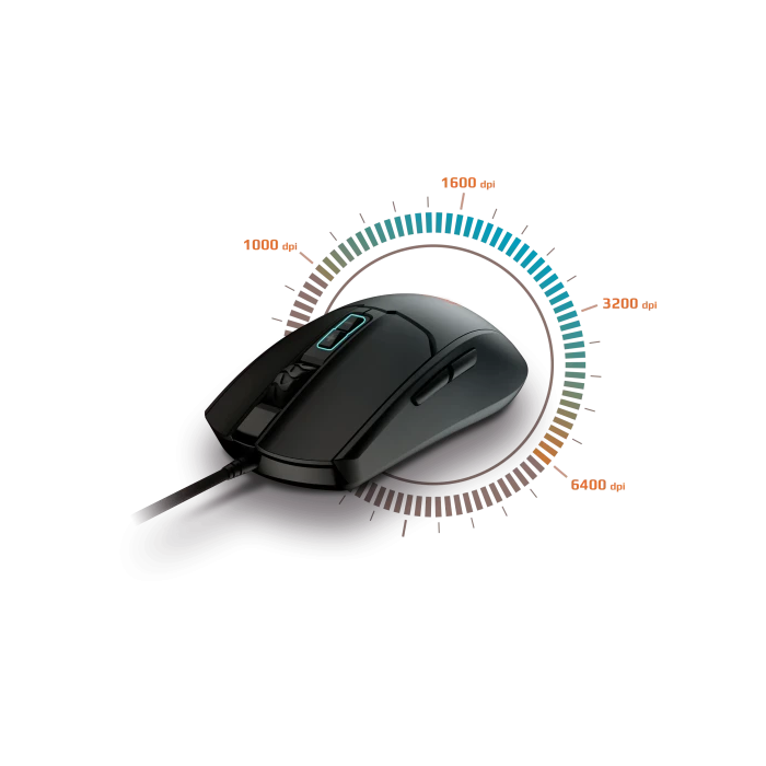 MSI RATON FORGE GM100 Gaming, Óptico, 7 Botones, Resolución 1000-6400DPI, USB 2.0, Negro, S12-0402310-HH9 1 MSI RATON FORGE GM100 Gaming, Óptico, 7 Botones, Resolución 1000-6400DPI, USB 2.0, Negro, S12-0402310-HH9 1