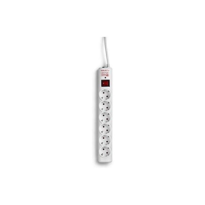 Salicru 680BA000003 limitador de tensión Blanco 6 salidas AC 250 V 1,5 m Salicru 680BA000003 limitador de tensión Blanco 6 salidas AC 250 V 1,5 m