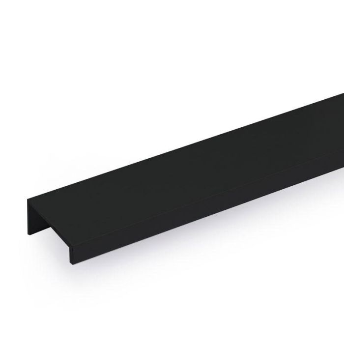 Trentadue Perfil Tirador Modelo PETIAL Aluminio 3M, Acabados Plata Mate, Negro y Blanco para Muebles Cocina Baño Empotrado