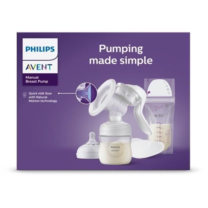 Philips Avent SCF430/20 Bombas de leche manuales - Tecnología de movimiento natural - Estimulación dulce - Fácil de limpiar 1 Philips Avent SCF430/20 Bombas de leche manuales - Tecnología de movimiento natural - Estimulación dulce - Fácil de limpiar 1