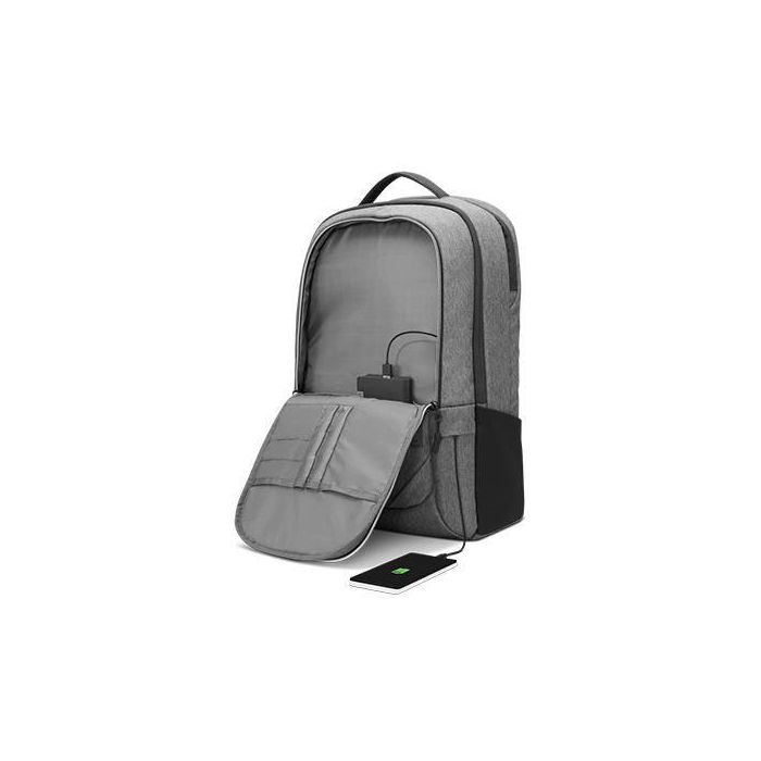 Lenovo Mochila Business Casual 17 Pulgadas, Gris Carbón, Poliéster, 840g