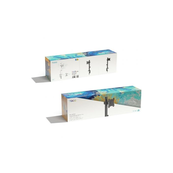 Soporte de Mesa para Monitor TooQ DB1130TN-B/ Giratorio/ Inclinable/ hasta 10kg 3