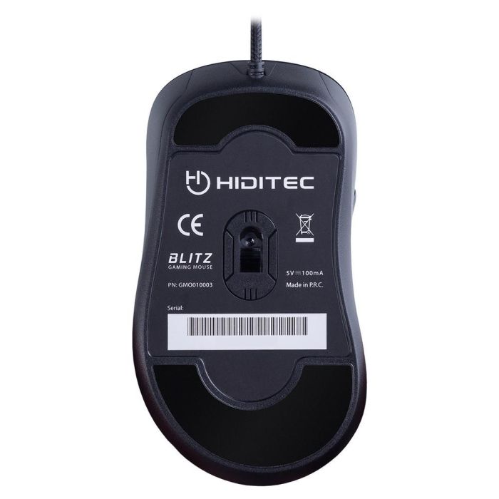 Hiditec Ratón Gaming Blitz GMO010003, 3.500 Dpi, Precisión y Control para Juegos Intensos, 7 Botones Programables 1