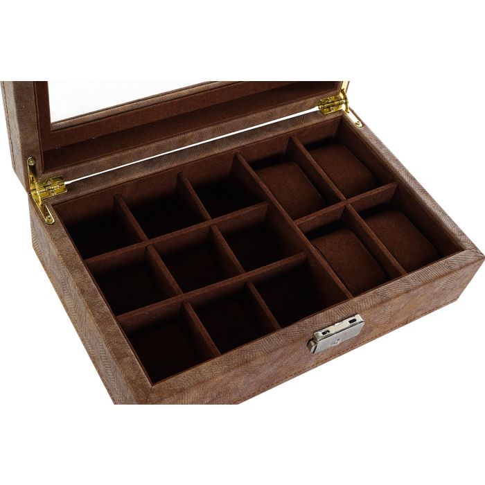 Joyero Tradicional DKD Home Decor Marron 16.5 x 8.5 x 25 cm 1 Joyero Tradicional DKD Home Decor Marron 16.5 x 8.5 x 25 cm 1