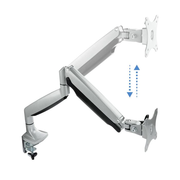 TooQ DB3032TNR-S Soporte de Mesa Monitor 13-32 pulgadas hasta 9 kg Brazo Pistón de Gas Giratorio Inclinable Rotación VESA 75x75 100x100 Plata 1 TooQ DB3032TNR-S Soporte de Mesa Monitor 13-32 pulgadas hasta 9 kg Brazo Pistón de Gas Giratorio Inclinable Rotación VESA 75x75 100x100 Plata 1