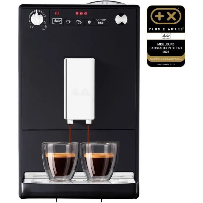 Melitta E950-101 Cafetera Espresso Automática con Molinillo Caffeo Solo - Negro 0 Melitta E950-101 Cafetera Espresso Automática con Molinillo Caffeo Solo - Negro 0