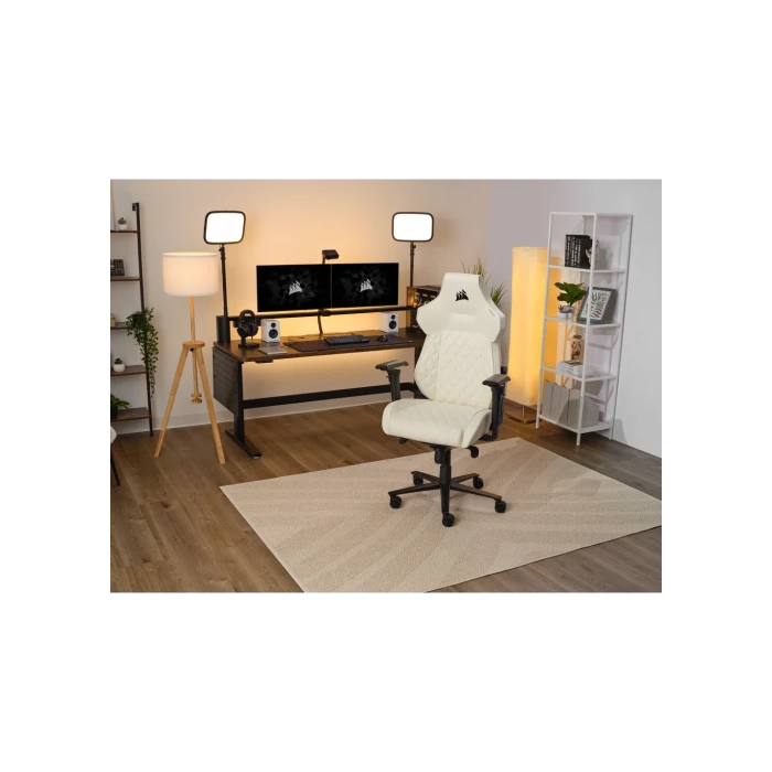 Corsair CF-9010067-WW Silla Gaming PC Asiento Acolchado Beige 6 Corsair CF-9010067-WW Silla Gaming PC Asiento Acolchado Beige 6