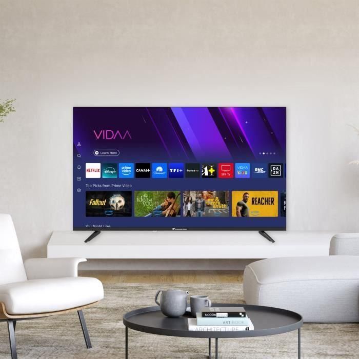 Continental Edison CELED43SVQLD25B6 Televisor QLED 43'' (109cm) UHD 4K Smart VIDAA, 3 HDMI, 2 USB 2
