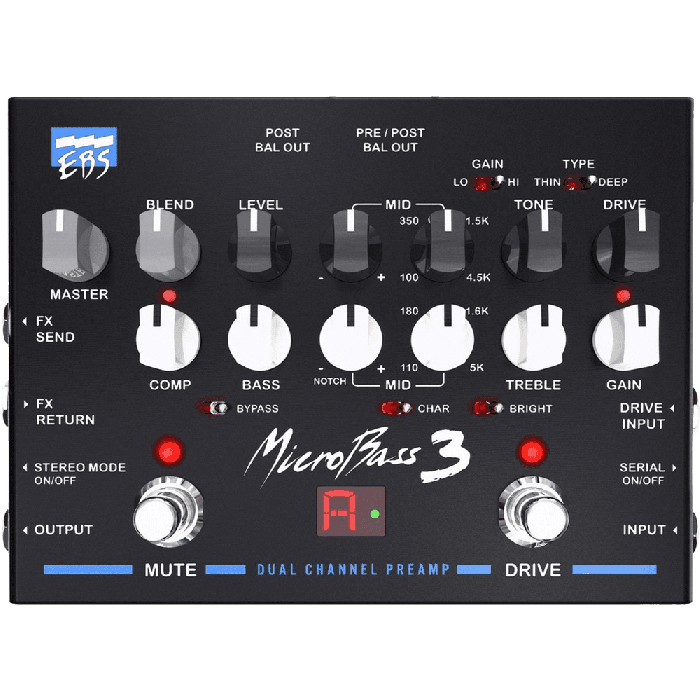 Preamplificador Microbass Professional - 2 Canales 2 Preamplificador Microbass Professional - 2 Canales 2