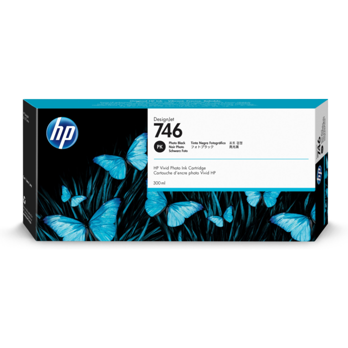 HP 746 300-ml Photo Black DesignJet Ink Cartridge HP 746 300-ml Photo Black DesignJet Ink Cartridge