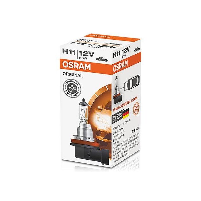 OSRAM OS64211 Bombilla Halógena H11 12V 55W Casquillo PGJ19-2 - Calidad Original Equipamiento Automotriz 2