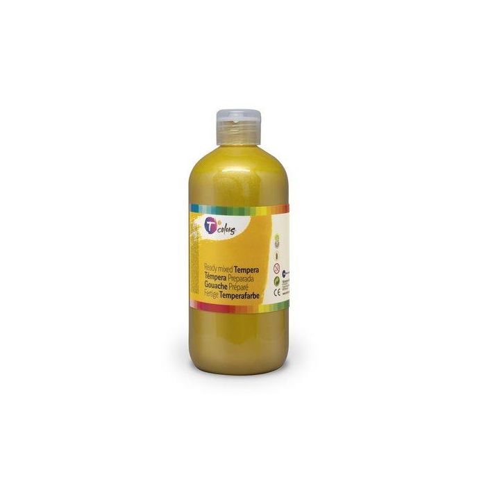 Tempera Tcolors Liquida 500 Ml (Botella) Oro